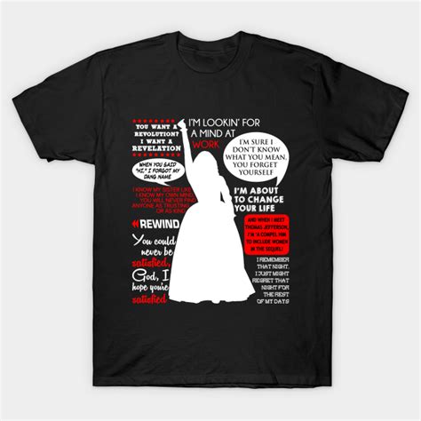 Angelica Schuyler Quotes - Hamilton - Angelica Schuyler - T-Shirt ...