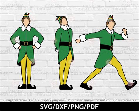 Buddy the Elf svg bundle Elf movie svg Elf layered svg | Etsy