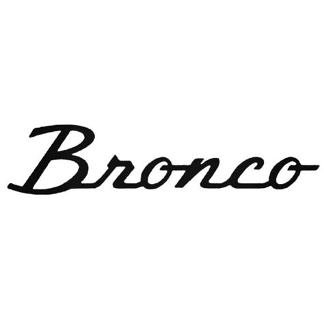 Buy Ford Bronco Decal Sticker Online