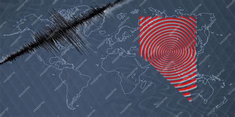 Premium Photo | Seismic activity earthquake Nevada map