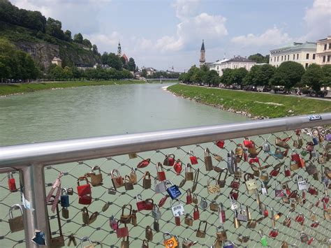 The Makartsteg bridge on the Salzach river, Salzburg, Austria. | Cruise europe, Foreign travel ...