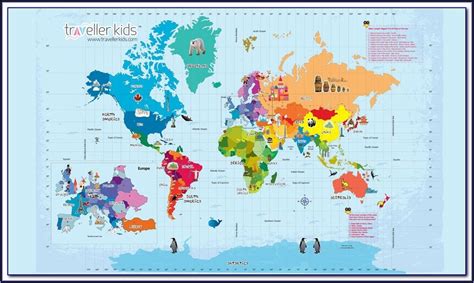 Interactive World Map With Countries And Capitals - Map : Resume ...