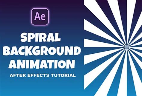 Create A Spiral Background Animation In After Effects