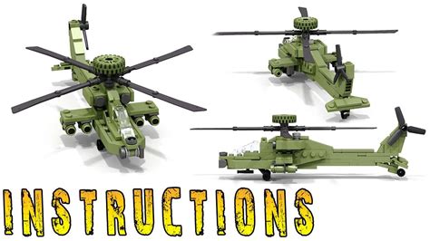 INSTRUCTIONS: Lego AH-64 APACHE | 1:75 Microscale - YouTube