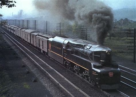 PRR T-1 at Speed | Railroad images, Pennsylvania railroad, Railroad photos