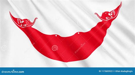 Easter Island Flag Waving with the Wind. Stock Illustration - Illustration of flag, isla: 117683922