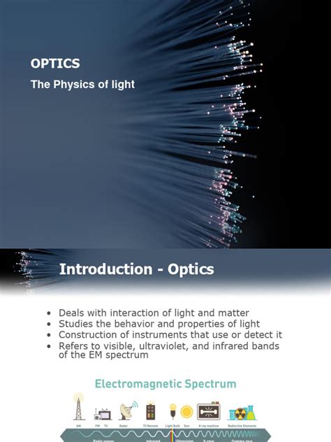 Lecture - Optics | PDF