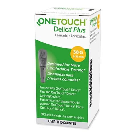 OneTouch® Delica® Plus lancets - 30 gauge | OneTouch Solutions