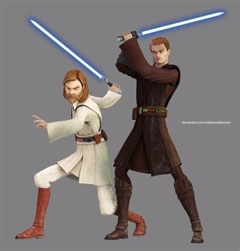 Anakin Vs Obi Wan Clone Wars Style - Ally thinking outloud