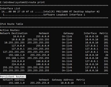 Route Add Windows Command to Add Persistent Static Route in Windows 10 ...