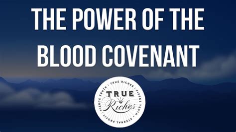 An Introduction to Biblical Covenants - Blood Covenant Teaching (1 of 4 ...