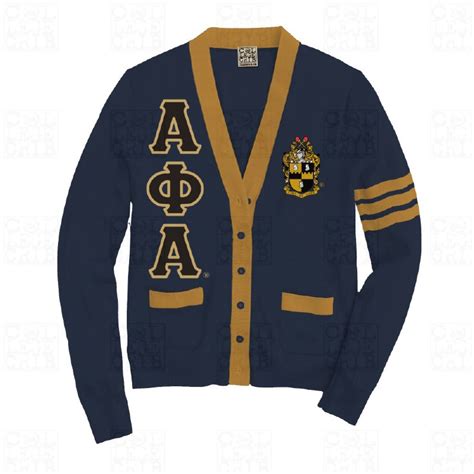 Alpha Phi Alpha Varsity Cardigan - The College Crib