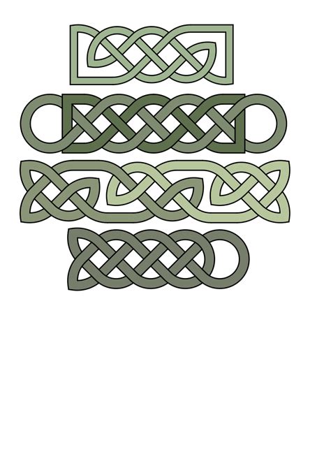 Clipart - Celtic knot patterns