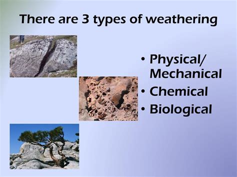 Types Of Weathering Diagram