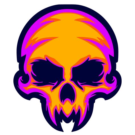 Illustration skull head art 25265197 Vector Art at Vecteezy