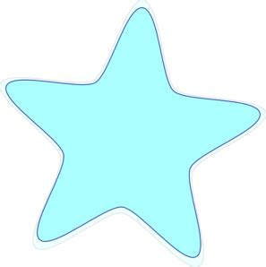 Light Blue Star Clip Art at Clker.com - vector clip art online, royalty free & public domain