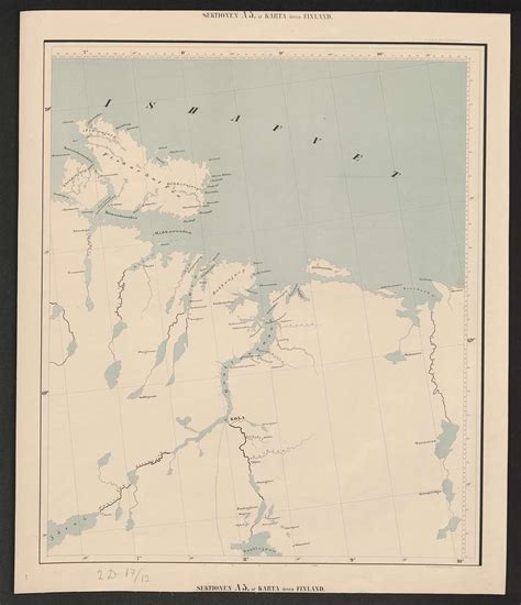 General map of the Grand Duchy of Finland 1863 Sheet A5 - PICRYL Public ...