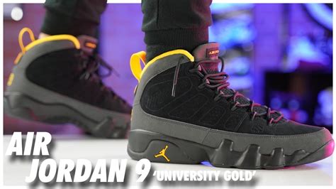 Air Jordan 9 University Gold - WearTesters