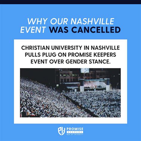 Belmont University canceled Promise Keepers event - Abundant TV