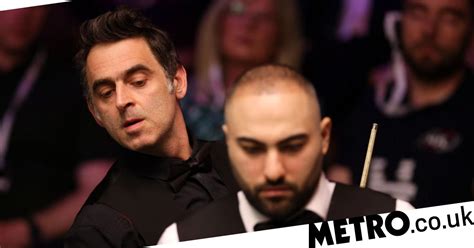 Ronnie O'Sullivan reacts after thrashing Hossein Vafaei at World ...