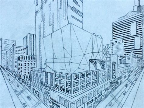 two point perspective drawing by Allison on Dribbble