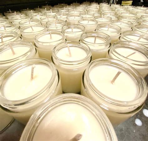 4 Oz Bulk Candles, Wholesale Candles, Clear Glass Jar, Soy Wax, Customized Choose Your Text or ...