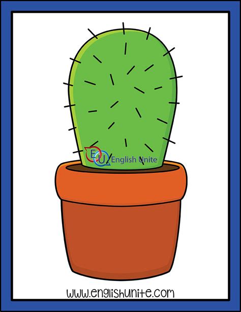 Grammar Plural - Cactus | Plurals, Cactus, Clip art
