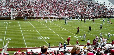 Oklahoma Memorial Stadium Interactive Seating Chart | Elcho Table