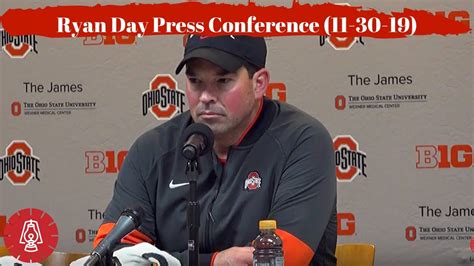 Ryan Day Postgame Press Conference (11-30-19) - YouTube