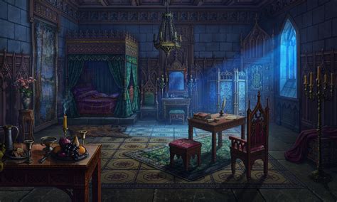 ArtStation - Medieval bedroom