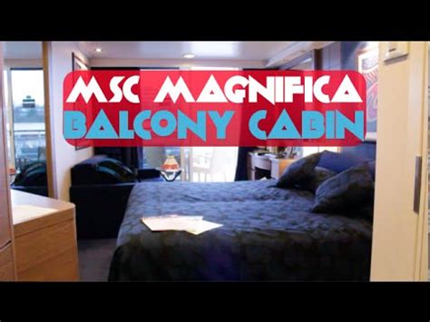 MSC Magnifica Balcony Cabin Tour - YouTube