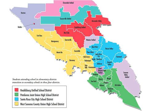 Bay area school districts map - San Francisco school district map ...