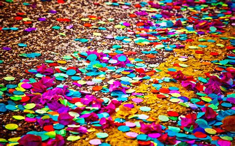 Colored confetti wallpaper | 2560x1600 | #26336