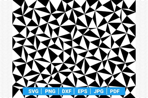 Triangles Seamless Pattern SVG for Cricut, (2779701)