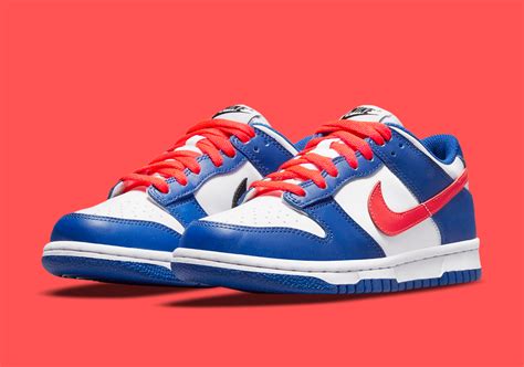 Nike Dunk Low GS Royal Red CW1590-104 | SneakerNews.com