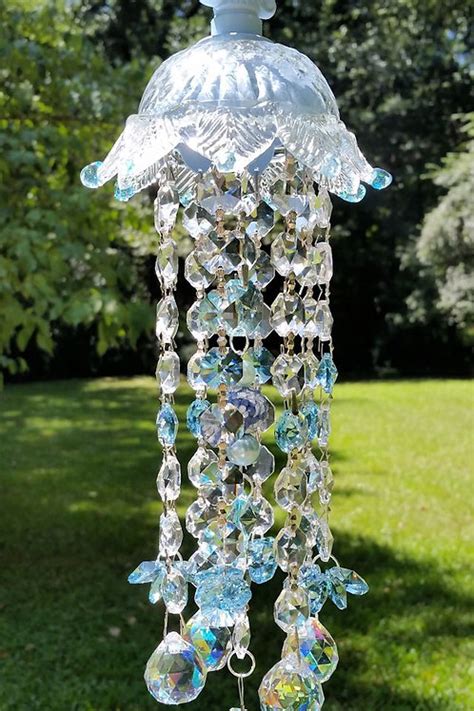 Baby Blue Crystal Sun Catcher | sheriscrystaldesign