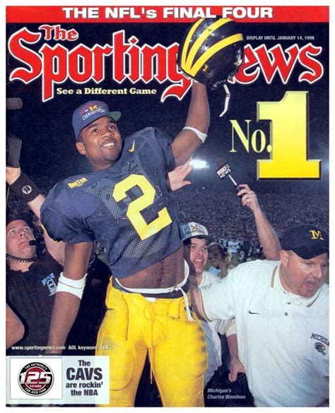 Michigan Wolverines' Charles Woodson - January 14, 1998 | Michigan football, Charles woodson ...