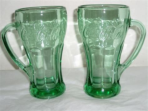 vintage Coca-Cola glasses retro Coke glasses set of 2 Coke