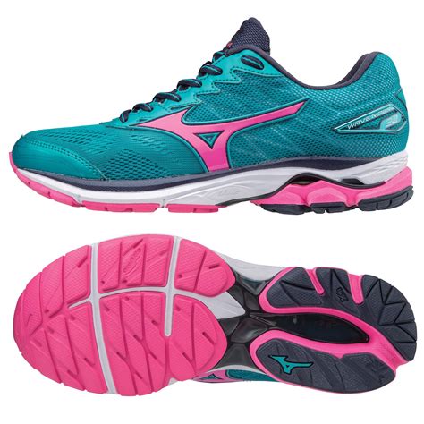 Mizuno Wave Rider 20 Ladies Running Shoes - Sweatband.com