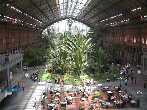 Tropical Garden inside Atocha Railway Station, Madrid