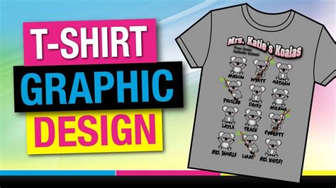 Adobe Illustrator T Shirt Graphic Design Tutorial for a School Client ...