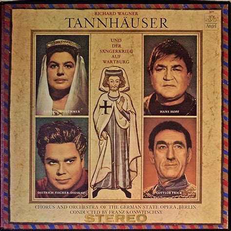 WAGNER: Tannhauser-M1962 4LP BOX w/LIBRETTO FISCHER-DIESKAU ANGEL BLUE LABEL | eBay