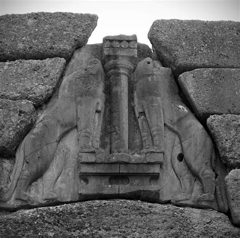 The Lion Gate - Mycenae | Detail from the Lion Gate, Mycenae… | Flickr