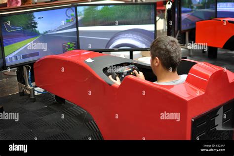 F1 driving simulator Stock Photo, Royalty Free Image: 70116558 - Alamy