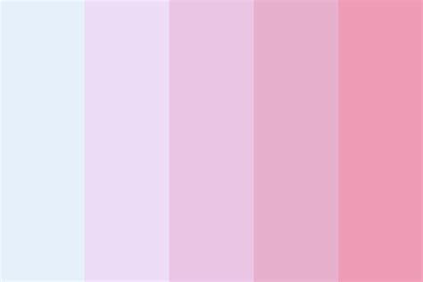 Blue to Pink Pastels Color Palette