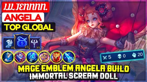 Mage Emblem Angela Build, Unkillable Scream Doll [ Top 9 Global Angela ] Lil Jennnn. - Mobile ...