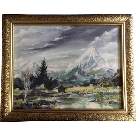 Schneider, Die Zugspitze Mountain Landscape Oil Painting on canvas from gumgumfuninthesun on ...