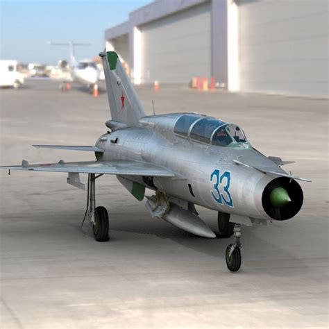 3D model Mig 21 VR / AR / low-poly MAX OBJ - CGTrader.com