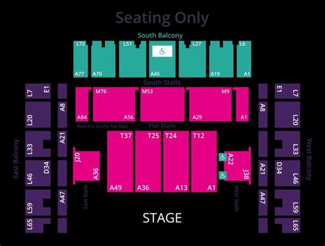 Bournemouth International Centre Seating Plan