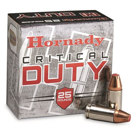 Hornady Critical Duty, 9mm, FlexLock, 135 Grain, 25 rounds - 223715 ...